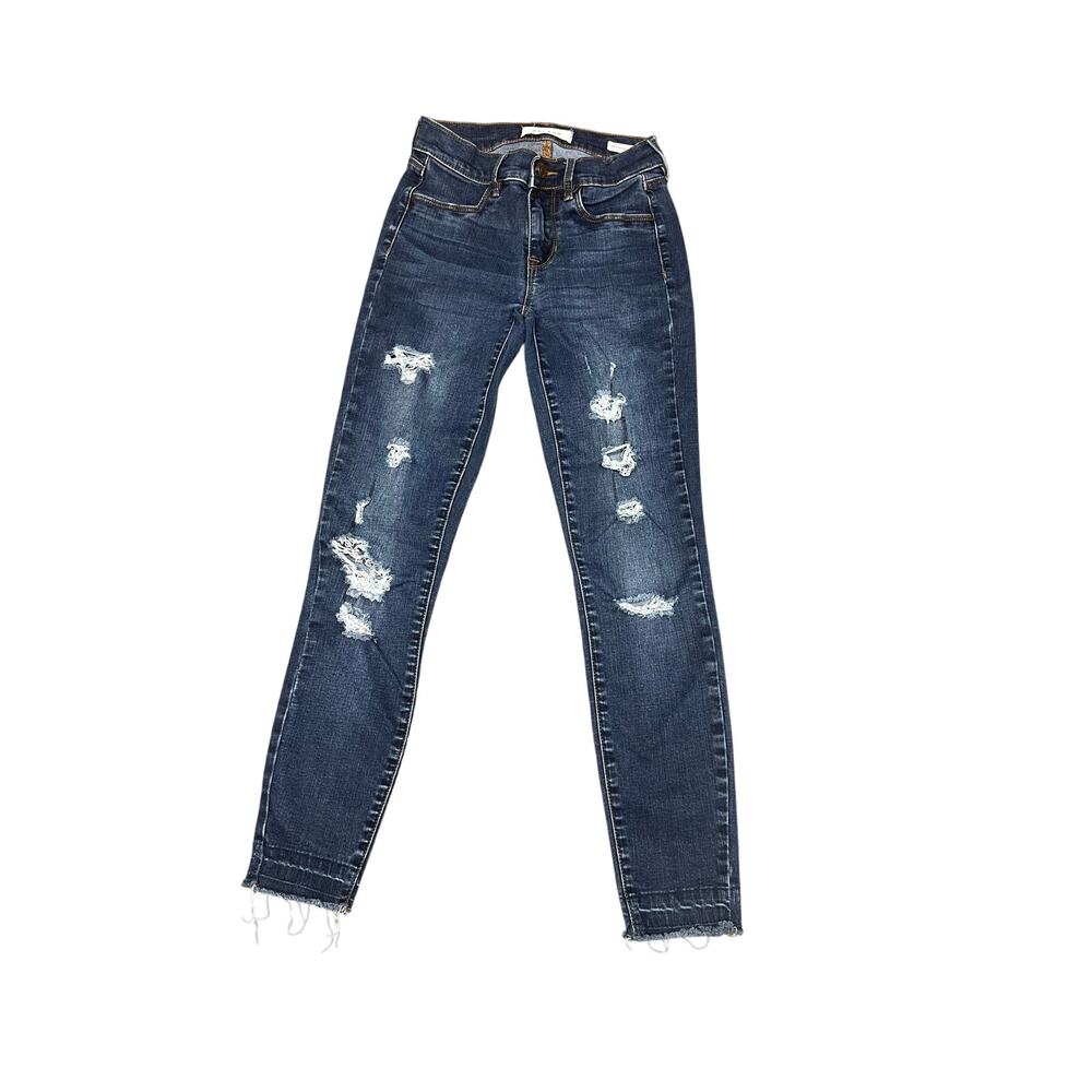 Pacsun Distressed Dark Wash Ankle Jegging size 23, Pre-Loved! Distressed Grunge